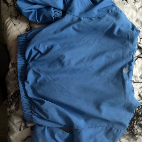 Forever 21 Blue Hooded Windbreaker Jacket - Picture 4 of 4